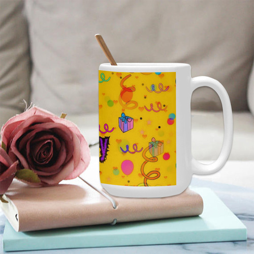 Happy B Day by Popart Lover Custom Ceramic Mug (15OZ)