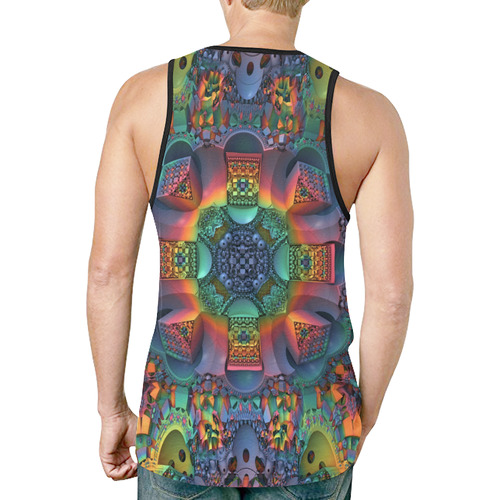 Groovy Baby! New All Over Print Tank Top for Men (Model T46)