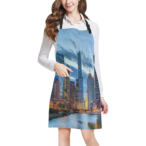 Chicago by Artdream All Over Print Apron