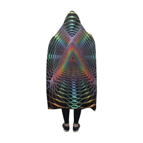 Webbed Hooded Blanket 60''x50''