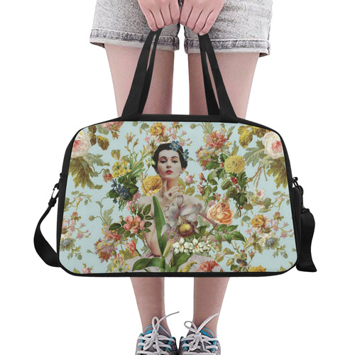 Flowers Abound Fitness Handbag (Model 1671)