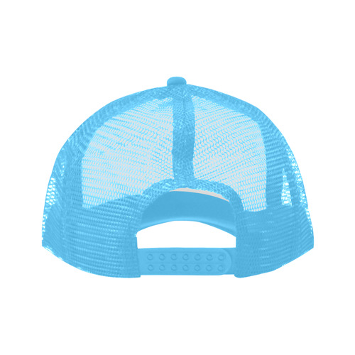 Alphabet B Light Blue Trucker Hat