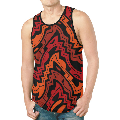 Heat Wave New All Over Print Tank Top for Men (Model T46)