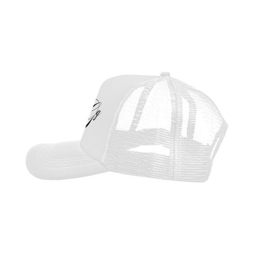 Alphabet G White Trucker Hat