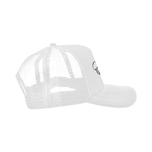 Alphabet E White Trucker Hat