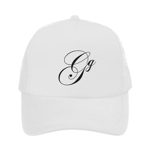 Alphabet G White Trucker Hat