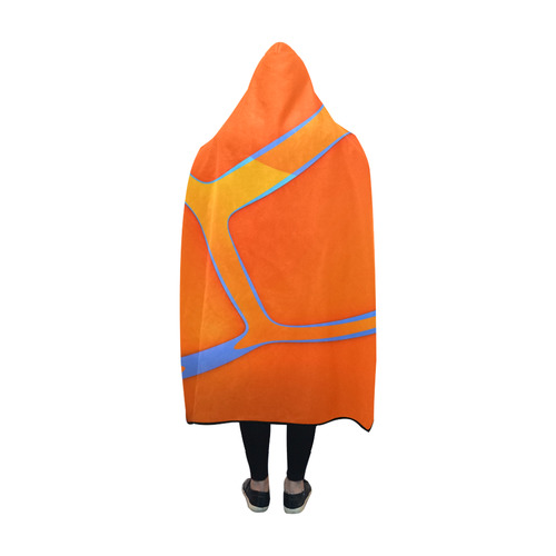 Nothing Rhymes With Orange Hooded Blanket 60''x50''