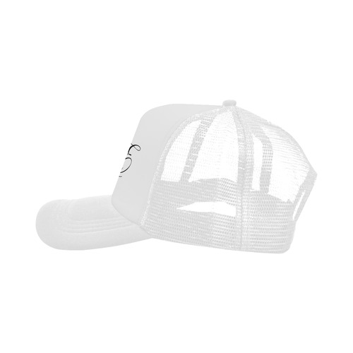 Alphabet E White Trucker Hat