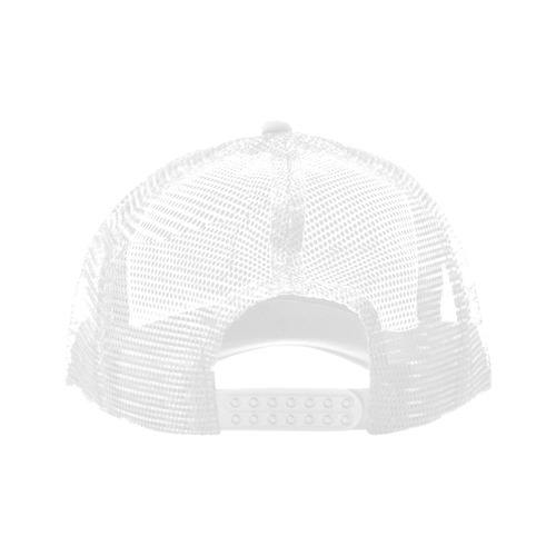 Alphabet E White Trucker Hat