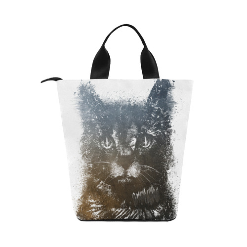 cat #cat #cats #kitty Nylon Lunch Tote Bag (Model 1670)