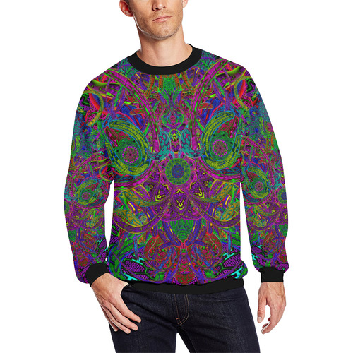 extremekundaliniacitvation All Over Print Crewneck Sweatshirt for Men/Large (Model H18)