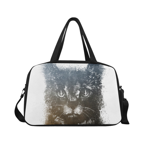 cat #cat #cats #kitty Fitness Handbag (Model 1671)