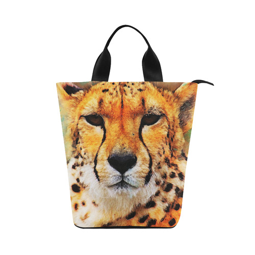 gepard leopard #gepard #leopard #cat Nylon Lunch Tote Bag (Model 1670)