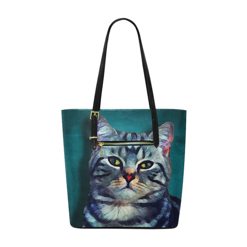 cat Bella #cat #cats #kitty Euramerican Tote Bag/Small (Model 1655)