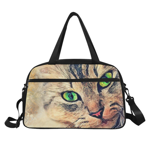 cat Pixie #cat #cats #kitty Fitness Handbag (Model 1671)