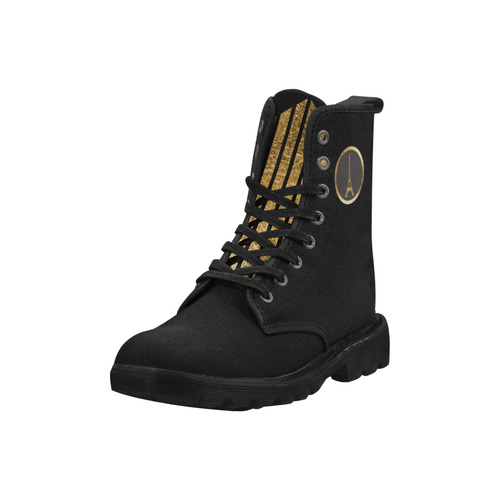 Paris Martin Boots for Women (Black) (Model 1203H)