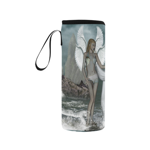 Wonderful fairy in the dreamworld Neoprene Water Bottle Pouch/Medium