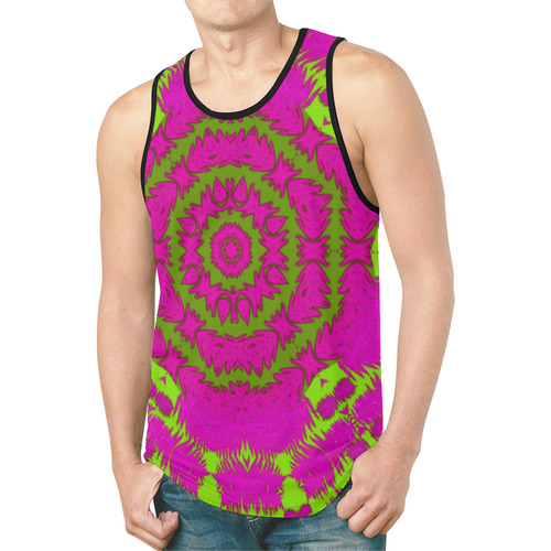 fern forest star mandala decorative New All Over Print Tank Top for Men (Model T46)