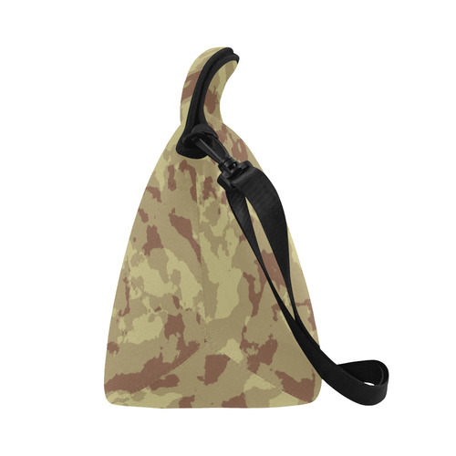 desert Camouflage Neoprene Lunch Bag/Large (Model 1669)