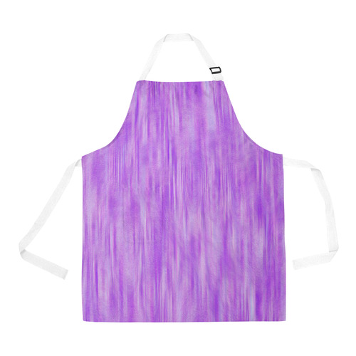 Purple Lavender Splash All Over Print Apron