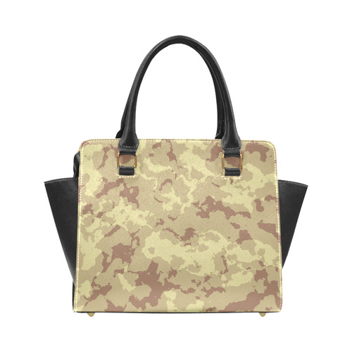 desert Camouflage Rivet Shoulder Handbag (Model 1645)