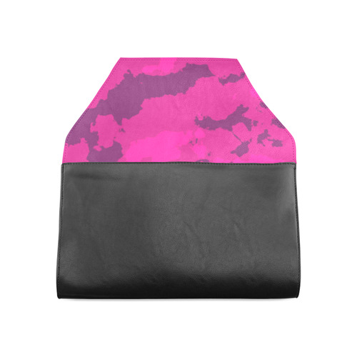 pink Camouflage Clutch Bag (Model 1630)
