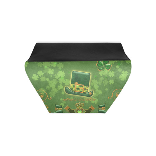 Happy st. patrick's day with hat Clutch Bag (Model 1630)