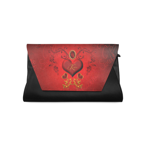 Valentine's day, wonderful heart Clutch Bag (Model 1630)