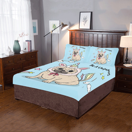 Be A Unipug 3-Piece Bedding Set