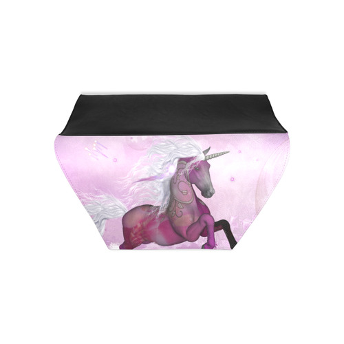 Awesome unicorn in violet colors Clutch Bag (Model 1630)