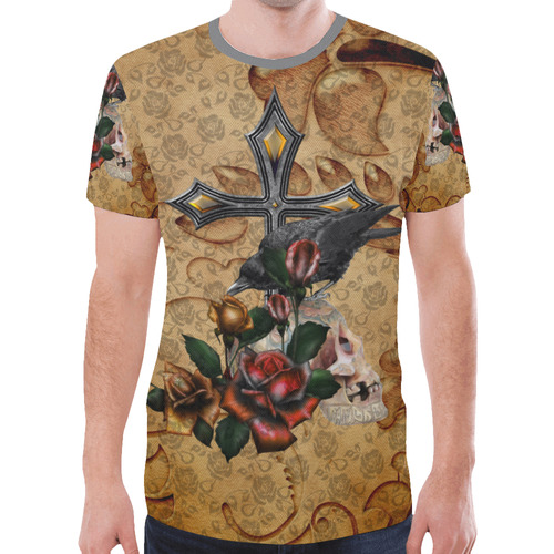 Gothic Autumn New All Over Print T-shirt for Men (Model T45)