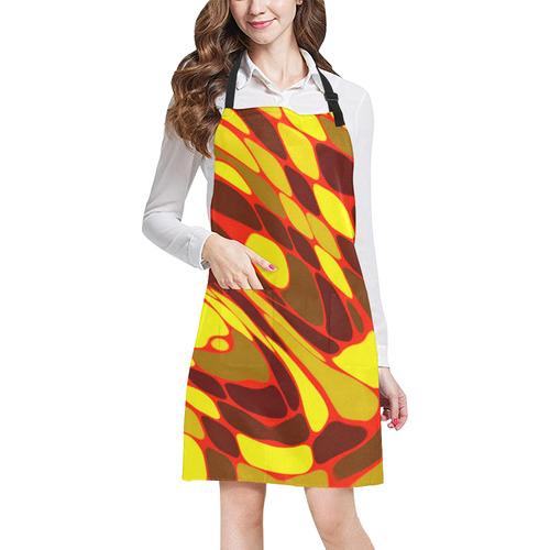 abstract dream 31B by JamColors All Over Print Apron