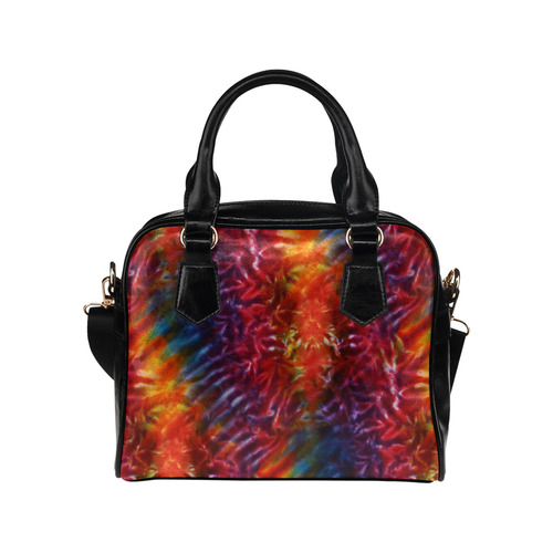 Vibrant Hippy Tie Dye Shoulder Handbag (Model 1634)