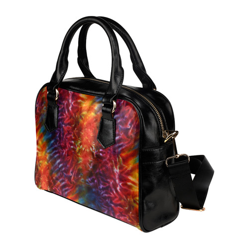 Vibrant Hippy Tie Dye Shoulder Handbag (Model 1634)