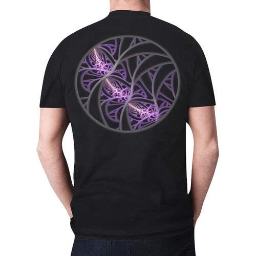 Entangled New All Over Print T-shirt for Men (Model T45)