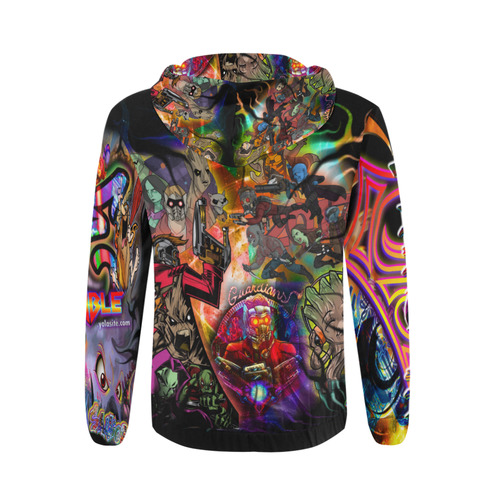Guardian of the Galaxy - By TheONE Savior @ ImpossABLE Endeavors All Over Print Full Zip Hoodie for Men (Model H14)