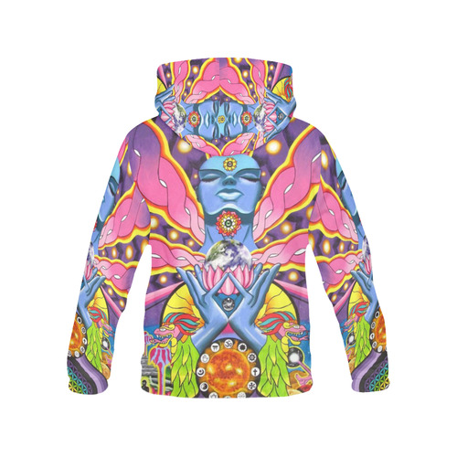 dmt All Over Print Hoodie for Men/Large Size (USA Size) (Model H13)