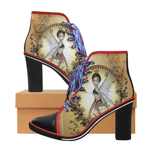 Steampunk, wonderful fairy, clocks and gears