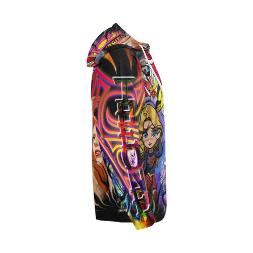 Super Girl - By TheONE Savior @ ImpossABLE Endeavors All Over Print Full Zip Hoodie for Men (Model H14)