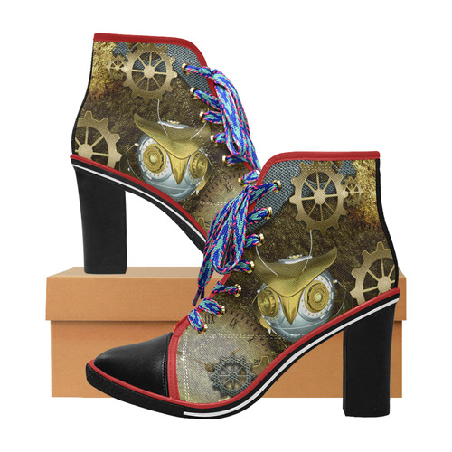 Steampunk, mechanical owl