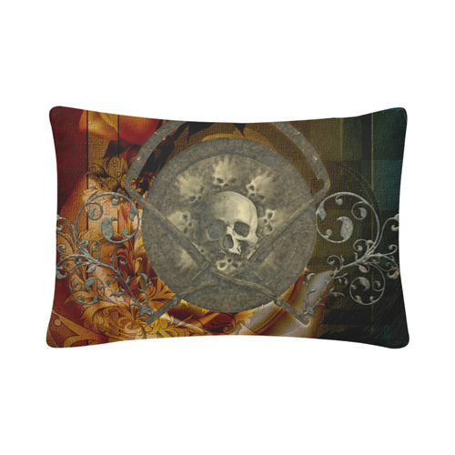 Awesome creepy skulls Custom Pillow Case 20"x 30" (One Side) (Set of 2)