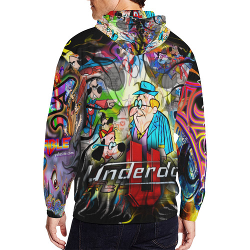 Under Dog - By TheONE Savior @ ImpossABLE Endeavors All Over Print Full Zip Hoodie for Men (Model H14)