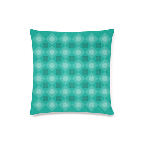 Moroccan Inspired Pillow Custom Zippered Pillow Case 16"x16"(Twin Sides)