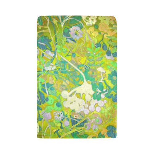 floral 1 retro flower abstract Women's Trifold Wallet (Model 1675)