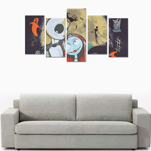 Jack and Sally Canvas 2 Canvas Print Sets E (No Frame)