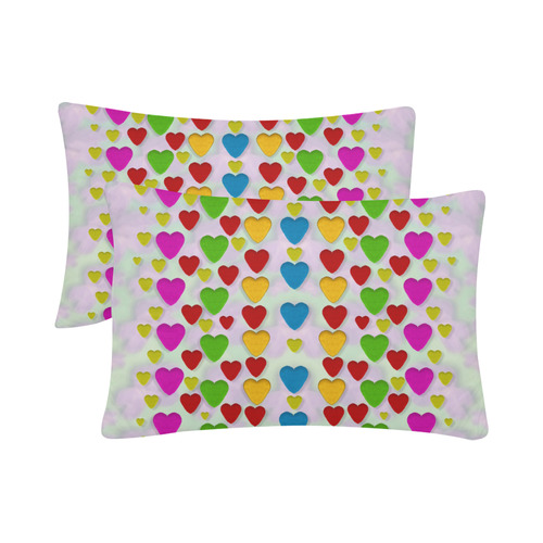 So sweet and hearty as love can be Custom Pillow Case 20"x 30" (One Side) (Set of 2)