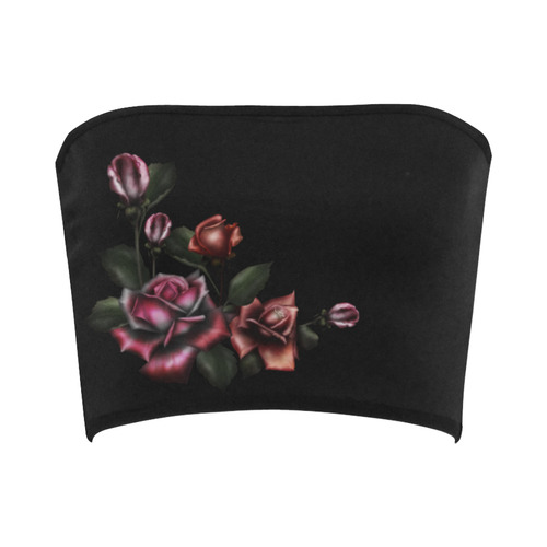 Gothic Rose Bandeau Top