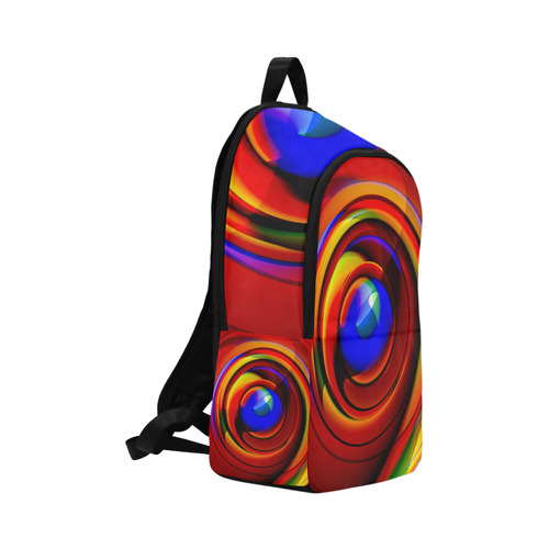 blue eye Fabric Backpack for Adult (Model 1659)