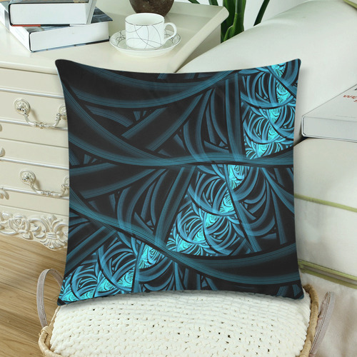 Stealth Custom Zippered Pillow Cases 18"x 18" (Twin Sides) (Set of 2)