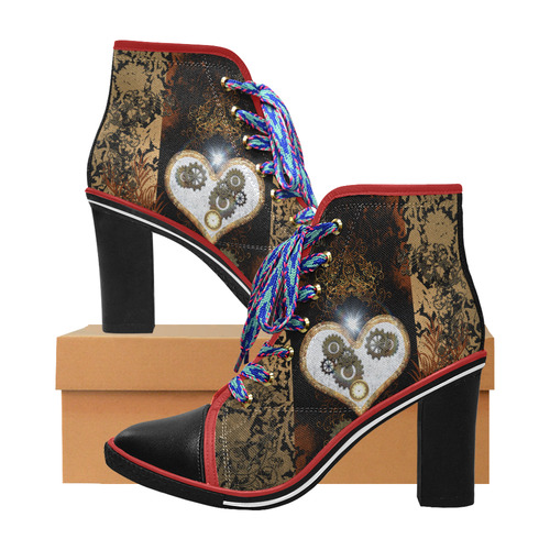 Steampunk, wonderful heart, clocks and gears